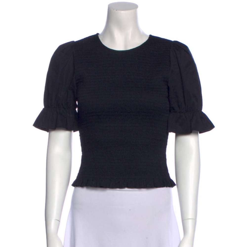Reformation shirred T-shirt top